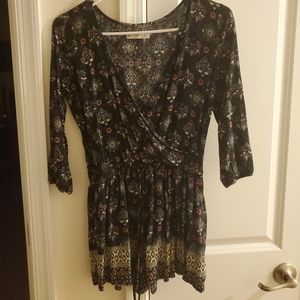 Sexy Black Hollister Romper